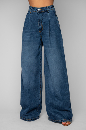 Dark Blue Long Jeans [1]