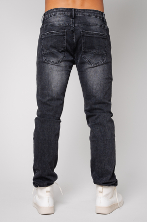 Long denim jeans Black I [2]