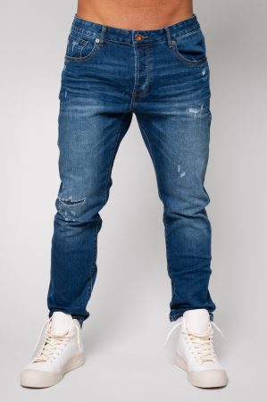 PROMOTII - Blugi lungi din denim Dark Blue