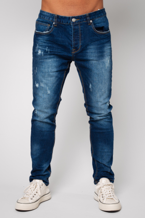 PROMOTII - Blugi lungi din denim Dark Blue II