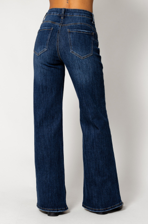 Dark Blue denim long jeans [2]