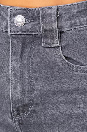 Grey denim wide leg jeans [3]