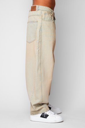 Pre-Washed Blue Long Jeans [1]