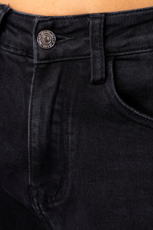 Regular long denim jeans Black [3]