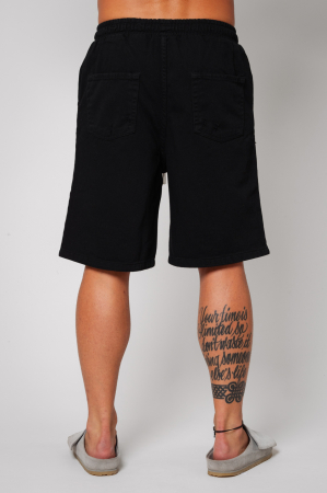 Blugi scurti rupti Black [2]