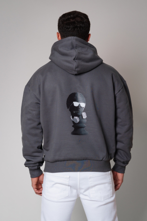 Hanorac Ultra Heavy Oversized Grey Anthracite [3]