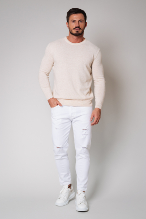 Switters made of wool and cashmere blend Cream [1]