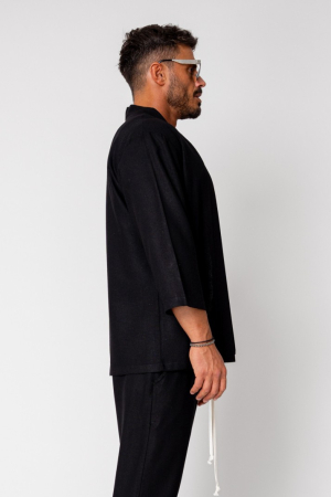 Bluza Tulum Jacheta tip kimono Black [1]
