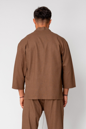 Bluza Tulum Jacheta tip kimono Brown [3]