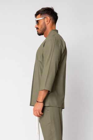 Bluza Tulum Jacheta tip kimono Kaki [2]