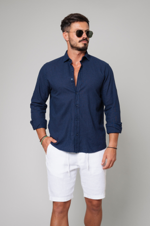 PROMOTII - Camasa dIn 100% In Navy New