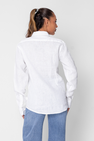 Camasa Boyfriend dIn 100% In White [2]