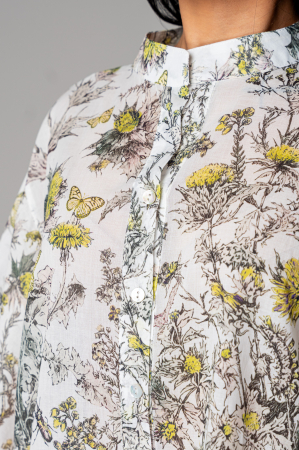 Butterfly Garden Off White long sleeve shirt [3]