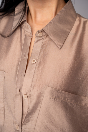 Camasa cu maneca lunga Taupe [3]