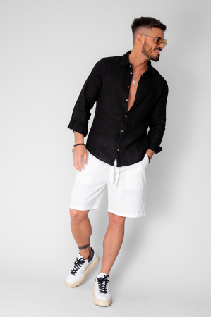 BARBATI - Camasa din 100% In Black