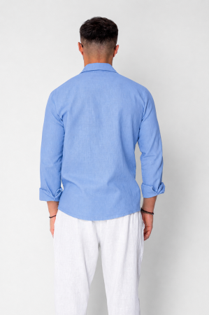 Camasa din 100% In Blue New [2]
