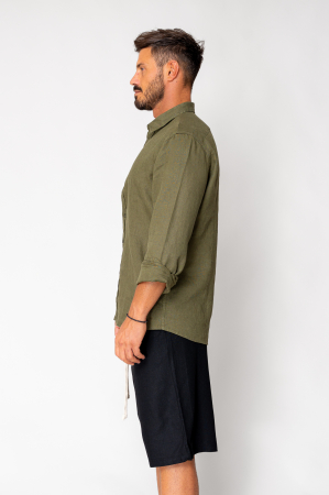 Camasa dIn 100% In Premium Dark Green [1]