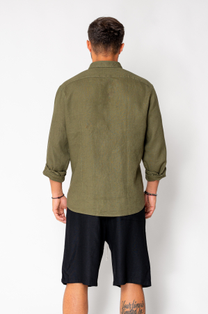 Camasa dIn 100% In Premium Dark Green [2]