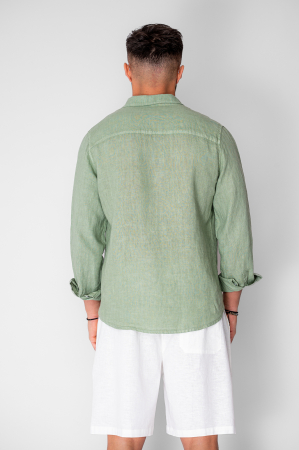 Camasa din 100% In Light Olive [2]