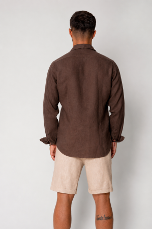 Camasa din 100% In Premium Dark Brown [2]