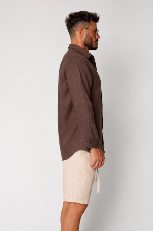 Camasa din 100% In Premium Dark Brown [1]