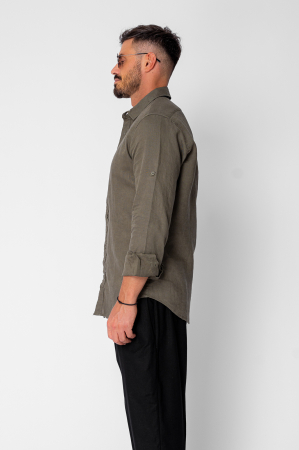 Camasa dIn 100% In Premium Dark Green [1]