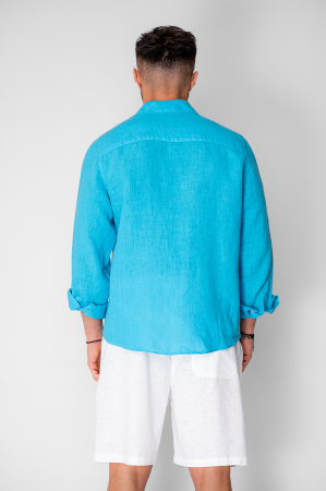 Camasa din 100% In Turquoise [2]