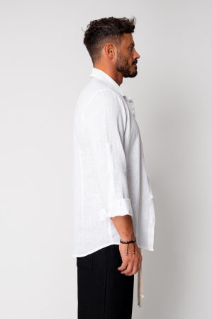 Linen 100% shirt White [2]
