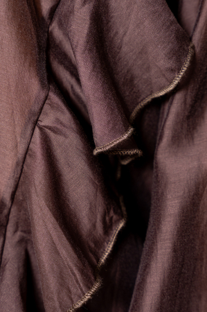 Women's shirt with ruffles Brown [3]
