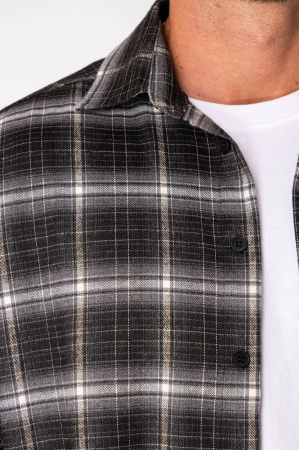 Plaid shirt Black [3]