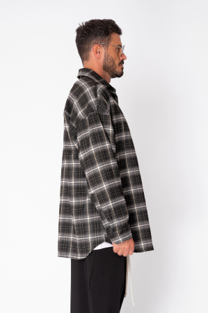Plaid shirt Black [1]