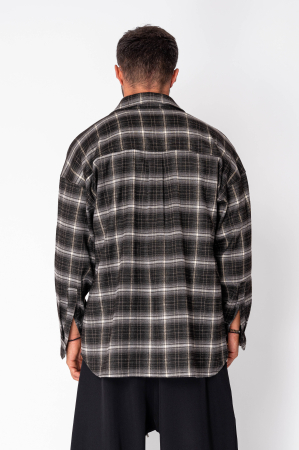 Plaid shirt Black [2]