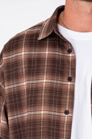 Plaid shirt Brown [3]