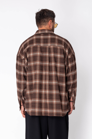 Plaid shirt Brown [2]