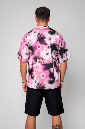 Shirt with short sleeve Black/Pink [2]
