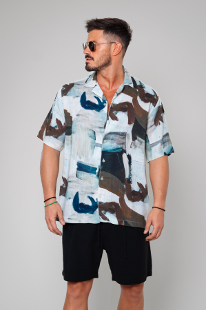 Camasa maneca scurta Blue [0]