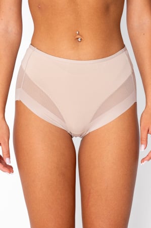 WOMEN - Beige light-shaping briefs