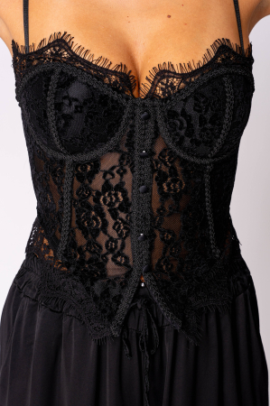 Black lace corset [3]