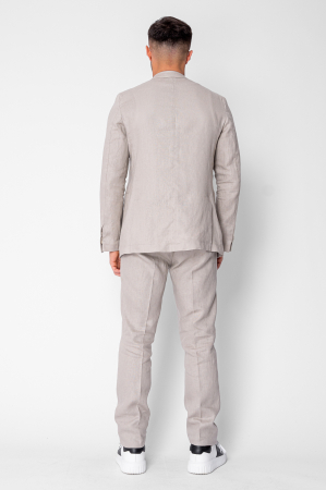 100% IN suit with jacket and long pants Taupe [2]