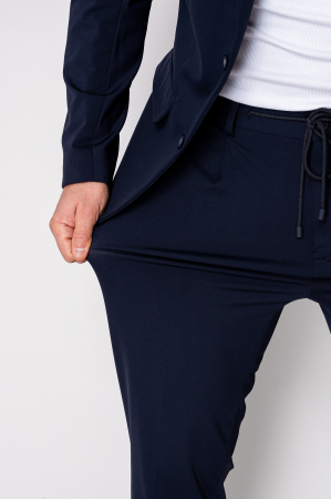 Costum Flex sacou si pantalon lung Navy [2]