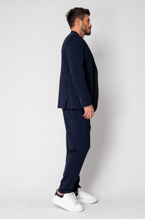 Costum Flex sacou si pantalon lung Navy [5]