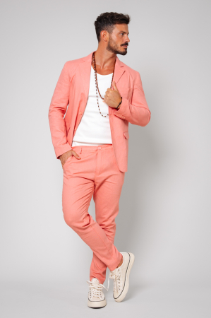 Sale Men - Ralph linen suit Rose Quartz
