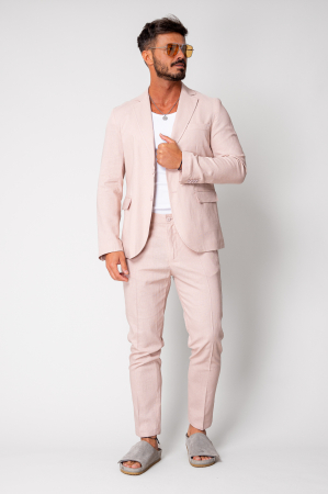 Costum Ralph din IN sacou si pantalon lung Light Rose New [1]