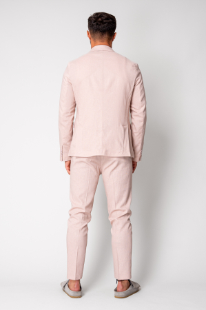 Costum Ralph din IN sacou si pantalon lung Light Rose New [3]