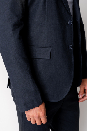 Ralph linen jacket and long pants suit Navy New [5]