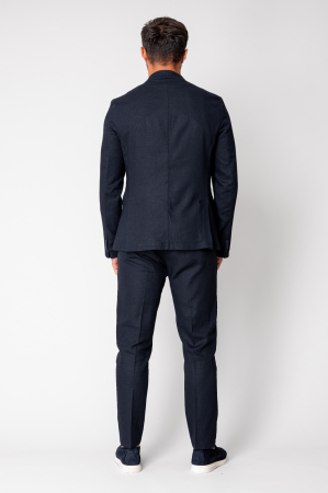 Ralph linen jacket and long pants suit Navy New [3]