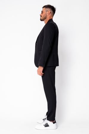 Jacket and long pants suit Black [2]