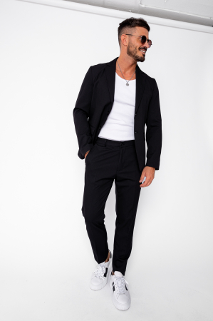 Suite - Jacket and long pants suit Black