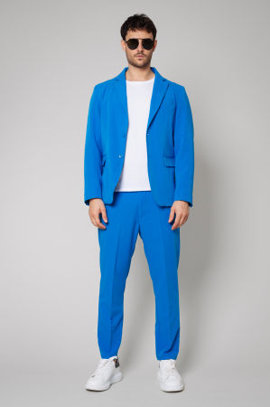 Costum sacou si pantalon lung Royal Blue [0]
