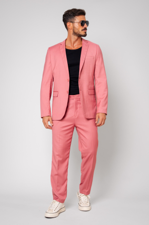 SALE - Jacket and long pants suit Rose
